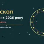 Стилізована ілюстрація зодіакального кола на тлі ранкового неба, символ недільного спокою