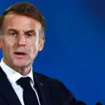 Президент Франції Емманюель Макрон під час саміту в Брюсселі 16 жовтня