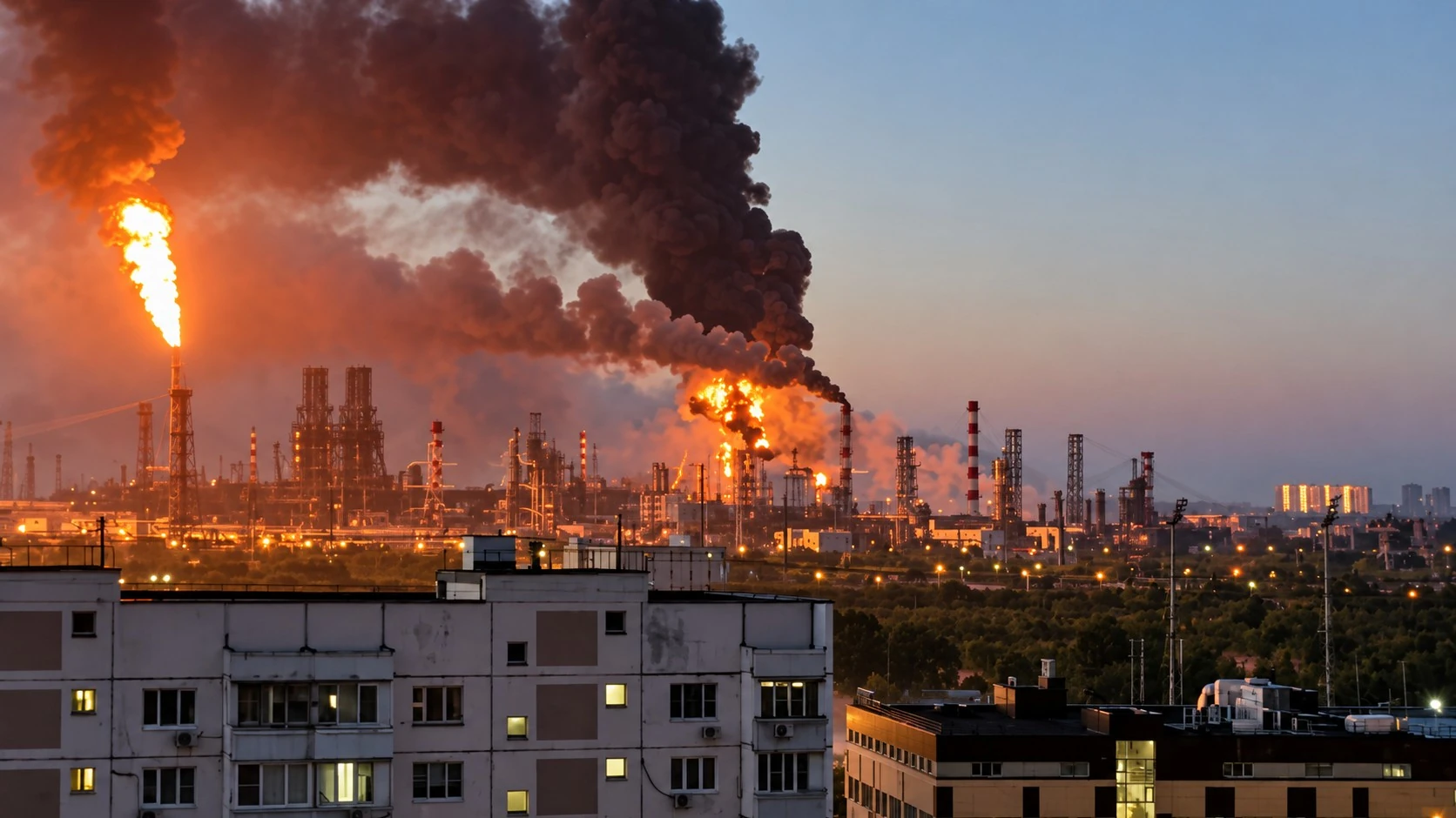 Хронологія паузи в ударах по російських нафтозаводах