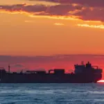Танкер Sea Owl 1 на якорі біля Треллеборга, Швеція